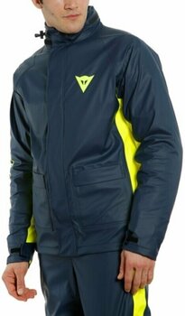 Motorcycle Rain Jacket Dainese Storm 2 Jacket Black Iris/Fluo Yellow 2XL Motorcycle Rain Jacket - 7