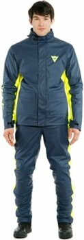 Motorcycle Rain Jacket Dainese Storm 2 Jacket Black Iris/Fluo Yellow 2XL Motorcycle Rain Jacket - 9