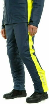 Moto kalhoty do deště Dainese Storm 2 Pants Black Iris/Fluo Yellow S - 6