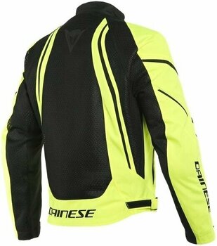 Textile Jacket Dainese Air Crono 2 Black/Fluo Yellow 46 Textile Jacket - 2