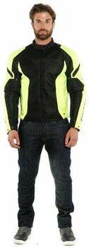 Textile Jacket Dainese Air Crono 2 Black/Fluo Yellow 46 Textile Jacket - 8