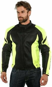 Tekstilna jakna Dainese Air Crono 2 Black/Fluo Yellow 54 Tekstilna jakna - 6