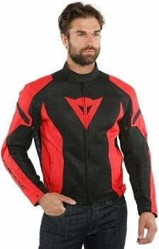 Giacca in tessuto Dainese Air Crono 2 Black/Lava Red 52 Giacca in tessuto - 4