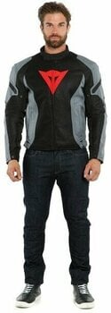 Textile Jacket Dainese Air Crono 2 Black/Charcoal Gray 46 Textile Jacket - 8