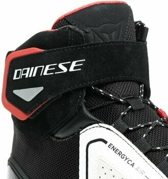 Motoristični čevlji Dainese Energyca Air Black/White/Lava Red 43 Motoristični čevlji - 7