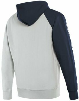 Sweatshirt Dainese Paddock Full-Zip Glacier Gray/Black Iris/Black S Sweatshirt - 2