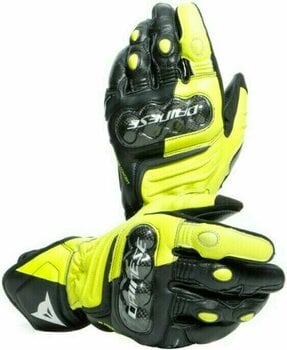 Luvas para motociclos Dainese Carbon 3 Long Black/Fluo Yellow/White S Luvas para motociclos - 6