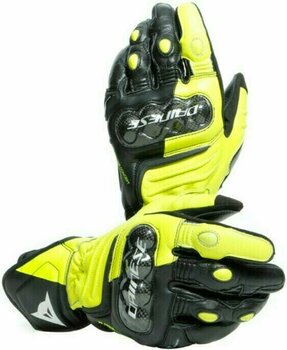 Luvas para motociclos Dainese Carbon 3 Long Black/Fluo Yellow/White M Luvas para motociclos - 6