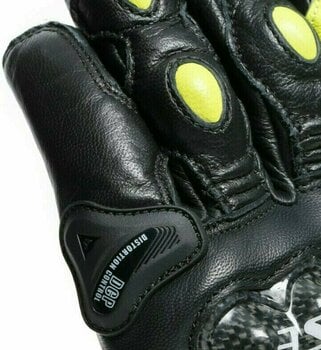 Δερμάτινα Γάντια Μηχανής Dainese Carbon 3 Long Black/Fluo Yellow/White M Δερμάτινα Γάντια Μηχανής - 7