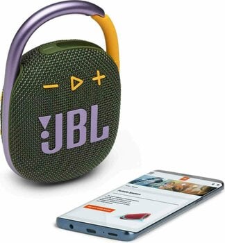 Hordozható hangfal JBL Clip 4 Green - 5