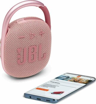 portable Speaker JBL Clip 4 Pink - 5