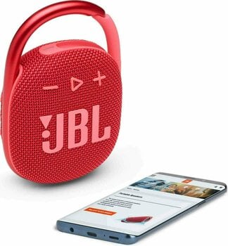bärbar högtalare JBL Clip 4 Red - 5