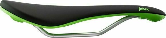 Σέλες Ποδηλάτων Fabric Scoop Elite Shallow Black/Green Κράμα χάλυβα Σέλες Ποδηλάτων - 3