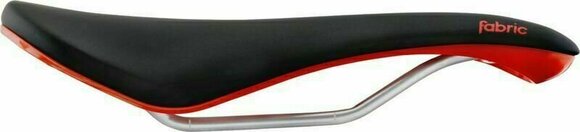 Saddle Fabric Scoop Elite Radius Red-Black Steel Alloy Saddle - 3