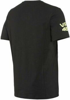 Camiseta de manga corta Dainese VR46 Pit Lane Black/Fluo Yellow XL Camiseta de manga corta - 2