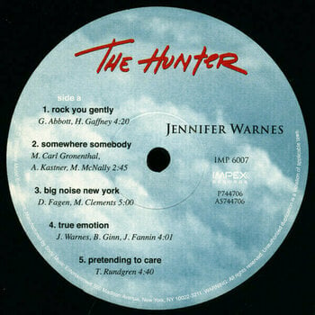 Vinylplade Jennifer Warnes - The Hunter (180g) (LP) - 3