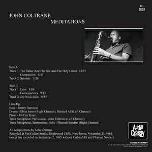 Disque vinyle John Coltrane - Meditations (LP) - 2