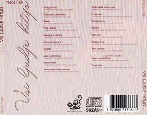 Muzyczne CD Falk Neca - Vsi Ljudje Hitijo (CD) - 1
