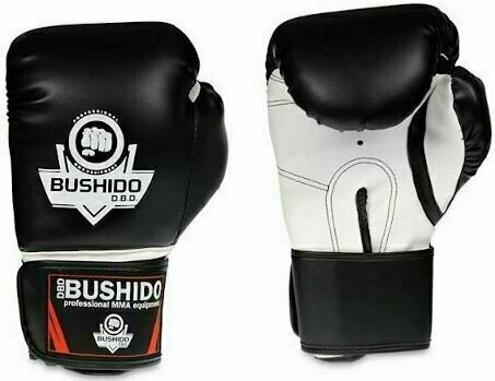 Бокс и ММА ръкавици DBX Bushido ARB-407a Черeн-бял 10 oz - 2