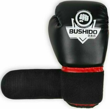 Boxerské a MMA rukavice DBX Bushido ARB-407 Černá-Červená 10 oz - 3