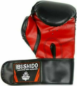 Boxing and MMA gloves DBX Bushido ARB-407 Black-Red 10 oz - 7