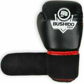 Boxerské a MMA rukavice DBX Bushido ARB-407 Čierna-Červená 8 oz - 3