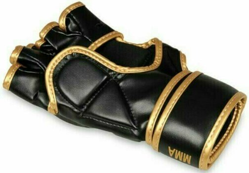 Boxerské a MMA rukavice DBX Bushido E1v8 MMA Černá-Zlatá L - 4