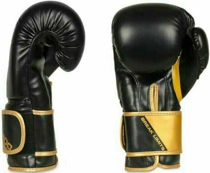 Box und MMA-Handschuhe DBX Bushido B-2v10 Schwarz-Gold 10 oz - 3