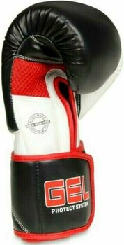 Box und MMA-Handschuhe DBX Bushido B-2v11a Schwarz-Weiß 10 oz - 3