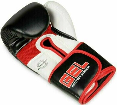 Box und MMA-Handschuhe DBX Bushido B-2v11a Schwarz-Weiß 10 oz - 7
