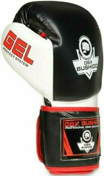 Box und MMA-Handschuhe DBX Bushido B-2v11a Schwarz-Weiß 12 oz - 5