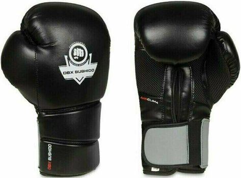 Boxing and MMA gloves DBX Bushido B-2v9 Black/Grey 10 oz - 2