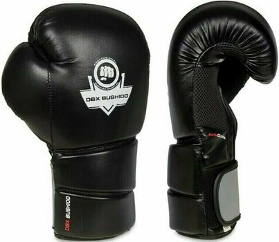 Boxerské a MMA rukavice DBX Bushido B-2v9 Black/Grey 10 oz - 5