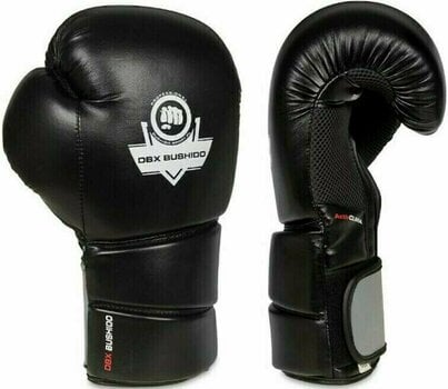 Boxing and MMA gloves DBX Bushido B-2v9 Black-Grey 12 oz - 5
