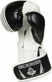 Boxerské a MMA rukavice DBX Bushido B-2v3A Černá-Bílá 14 oz - 4