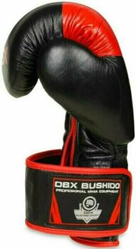 Boxing and MMA gloves DBX Bushido B-2v4 Black-Red 10 oz - 3