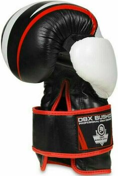 Nyrkkeily- ja MMA-hanskat DBX Bushido B-2v7 Musta-Red-Valkoinen 12 oz - 4