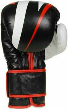Boxerské a MMA rukavice DBX Bushido B-2v7 Černá-Červená-Bílá 12 oz - 6
