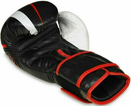 Box und MMA-Handschuhe DBX Bushido B-2v7 Schwarz-Rot-Weiß 14 oz - 2