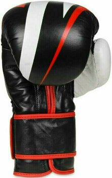 Бокс и ММА ръкавици DBX Bushido B-2v7 Черeн-Червен-бял 14 oz - 6