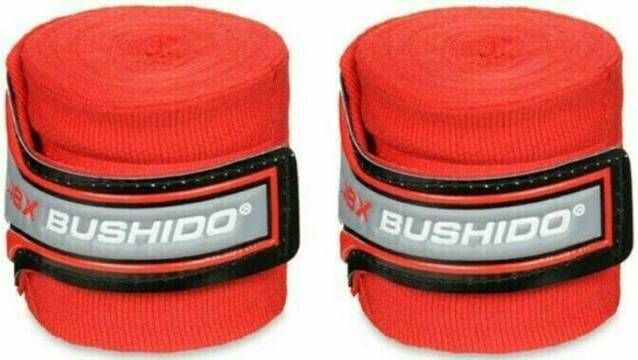 Bandaż bokserski DBX Bushido Bandaż bokserski Czerwony 4 m - 3