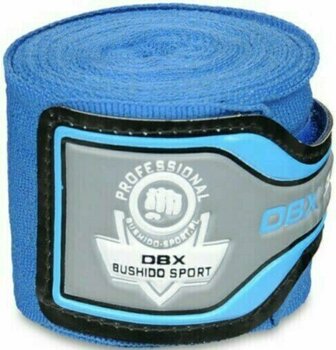 Bandaż bokserski DBX Bushido Bandaż bokserski Niebieski 4 m - 4