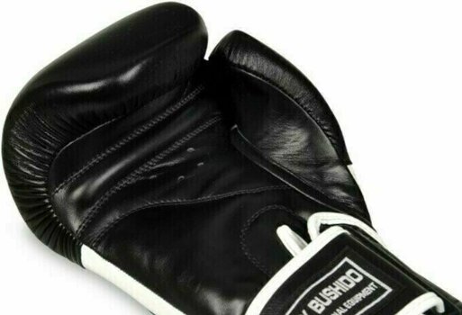 Boxing and MMA gloves DBX Bushido BB5 Black-White 10 oz - 8