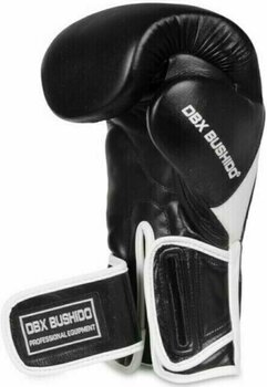 Boxing and MMA gloves DBX Bushido BB5 Black-White 12 oz - 6