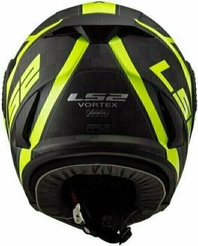 Helmet LS2 FF313 Vortex Carbon Matt Carbon Gloss H-V Yellow L Helmet - 5
