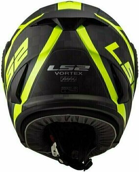 Helmet LS2 FF313 Vortex Carbon Matt Carbon Gloss H-V Yellow XL Helmet - 5