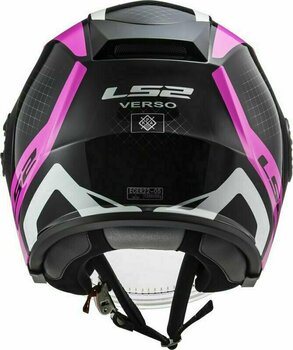 Helm LS2 OF570 Verso Marker Matt Black Violet XS Helm - 4