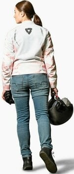 Tekstilna jakna Rev'it! Torque Ladies Camo Pink 36 Tekstilna jakna - 6