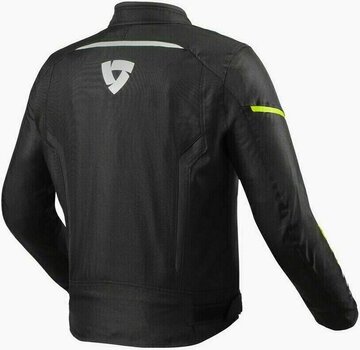 Textile Jacket Rev'it! Sprint H2O Black/Neon Yellow S Textile Jacket - 2