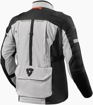 Textile Jacket Rev'it! Sand 4 H2O Silver/Black L Textile Jacket - 2